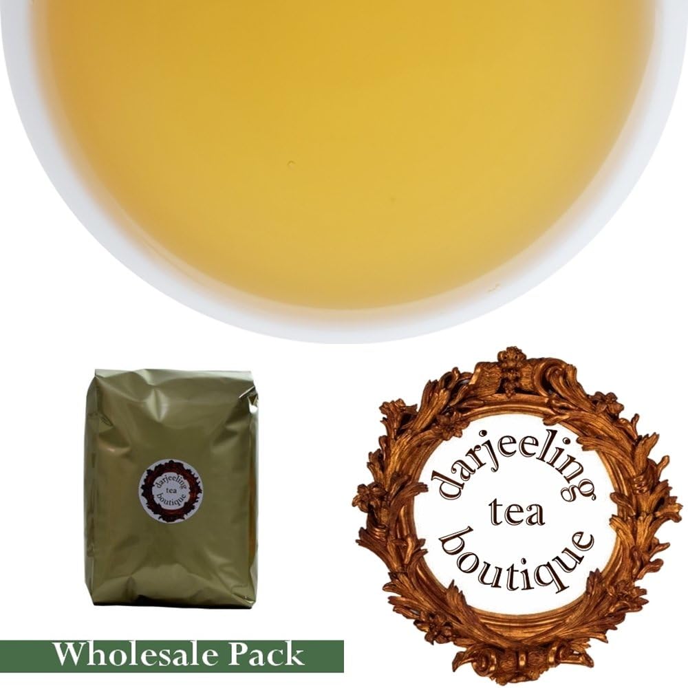 Darjeeling Tea Boutique Bulk Tea: Darjeeling First Flush 2018 | 1Kg (500 cups) Loose Leaf Black Tea | ftgfop1 grade | Organic