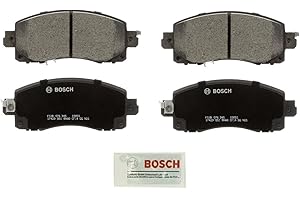 BOSCH BC2045 QuietCast Premium Ceramic Disc Brake Pad Set - Compatible with Select Subaru Crosstrek, Forester, Impreza, Legacy, Outback; FRONT