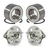 Front Rear Wheel Bearing And Hub Assembly Kit For