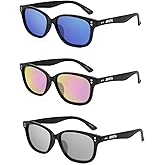 AEANU Polarized Sunglasses for Teens – UV400,Color Mirror Lenses,Matte Frame for Small Faces,Cycling & Outdoor