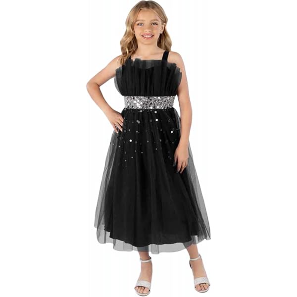 Amazon.com: Speechless Girls' Sleeveless Black Maxi Party Dress, Black, 7:  Clothing, Shoes & Jewelry