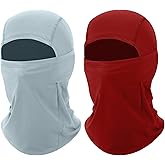 2 Pack Cooling Balaclava Summer Face Mask, UV Face Cover Sun Protection, Shiesty Full Face Masks for Men Motocycle Cycling