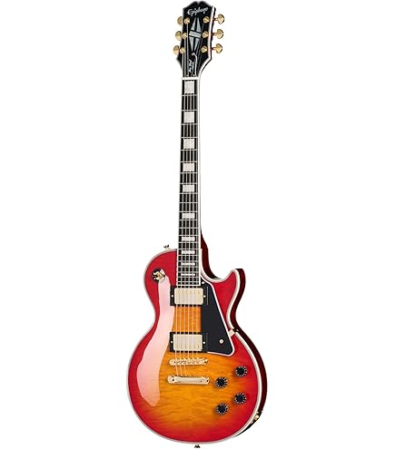 ギター Epiphone Les Paul Custom 2023 2023 Epiphone Alex Lifeson Les Paul Custom Axcess (Ruby) : r