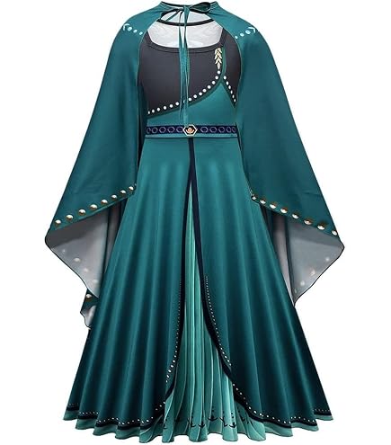 Disney Anna Coronation Costume for Girls – Frozen 2, Size 3 Multicolored : Clothing, Shoes & Jewelry