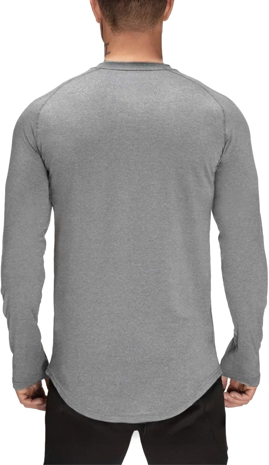 Mens Gym Workout Slim Fit Short Sleeve T-Shirt Cotton Performance Athletic Shirts Running Fitness Tee at  Men’s Clothing store