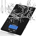 KOIOS Food Scale, 33lb/15Kg Digital Kitchen Scale for Food Ounces and Grams Cooking Baking, 1g/0.1oz Precise Graduation, Wate
