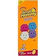 Scrub Daddy Scrub Mommy Kitchen Sponges for Dishes & Wiping Spills - Dual-Sided Dish Scrubber Sponge for Cleaning - Multi-Colored Bulk Pack - Stain & Odor Resistant (7 Count)