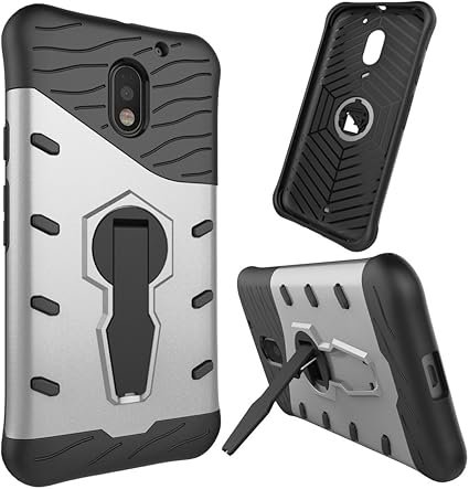Amazon Aiceda Motorola Moto ケース ドロッププルーフ交換用グリップキャリーケース ネイティブタッチ感覚 Motorola Moto 用 レッド シルバー Hjr0 U1 6 ケース カバー 通販