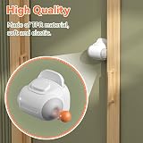 SAFELON 2 Pieces Baby Safety Sliding Window Lock Grey, No Drill Install view 3