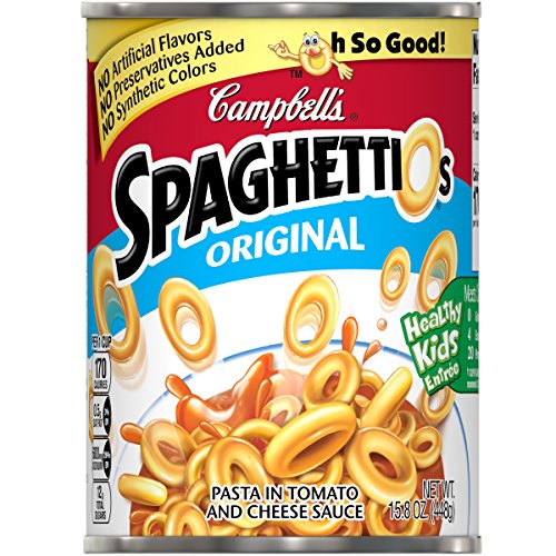 Campbell's SpaghettiOs Canned Pasta, Original, 15.8 oz. Can