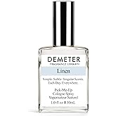 DEMETER Natural Perfume Spray Cologne for Women and Men, Linen, 1 oz