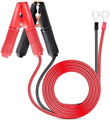 Amazon Nilight Ga Acc 01 2ピース 30a ワニ口クリップ ブースタージャンパーケーブル カーバッテリー充電充電器用 6mm銅端子 ブースターケーブル 車 バイク