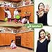 Child Proof Magnetic Cabinet Locks – 8 Easy to Install Baby Locks for Cabinets and Drawers – Heavy Duty Child Home Safety Kit with 3M Adhesive – Perfect for New Parents and Grandparents by SafetyStork