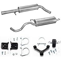 Für MAZDA 626 MX6 91-97 Auspuff Komplett Ab Kat Mitteltopf Endtopf