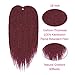 Aigemei Premium Kanekalon Crochet Braids Innocence Senegal Twist 18 Inch 90 Braids Total 7 Ounces (Red Color,530#)