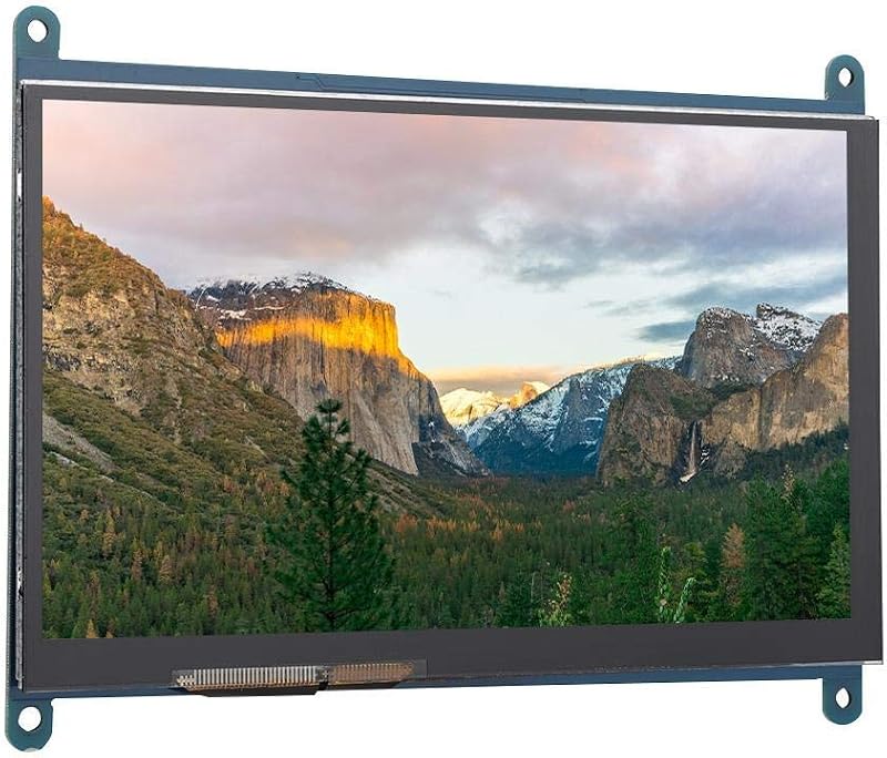 Lazmin 7 Inch HDMI LCD Touch Screen 1024x600 Ultra HD Display for Raspberry Pi 3