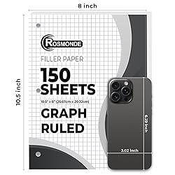 Rosmonde Loose Leaf Paper Bulk, 3600 Sheets, 24