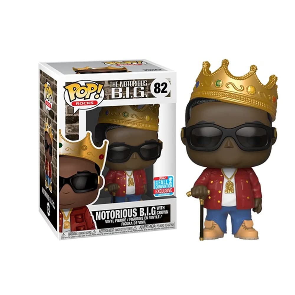 Funko Pop! Rocks: The Notorious B.I.G. - Notorious B.I.G. with Crown (Limited NYCC 2018 Exclusive) #82