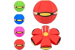 Flexyony Magic Ball, Magic Metaball, Children Bouncing Ball, Parent-Child Interaction, Dual Form Freely Switchable, with 6 Light for Kid