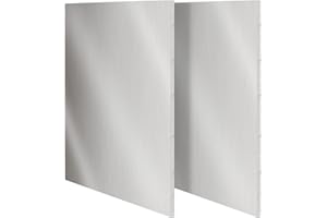 ZEONHEI 2 PCS 12 x 12 x 1/8 Inch 6061 Aluminum Metal Sheet, Finely Polished Aluminum Tooling Flat Sheet Plate, Aluminum Panel Plain Plate Covered with Protective Film for Industry, DIY