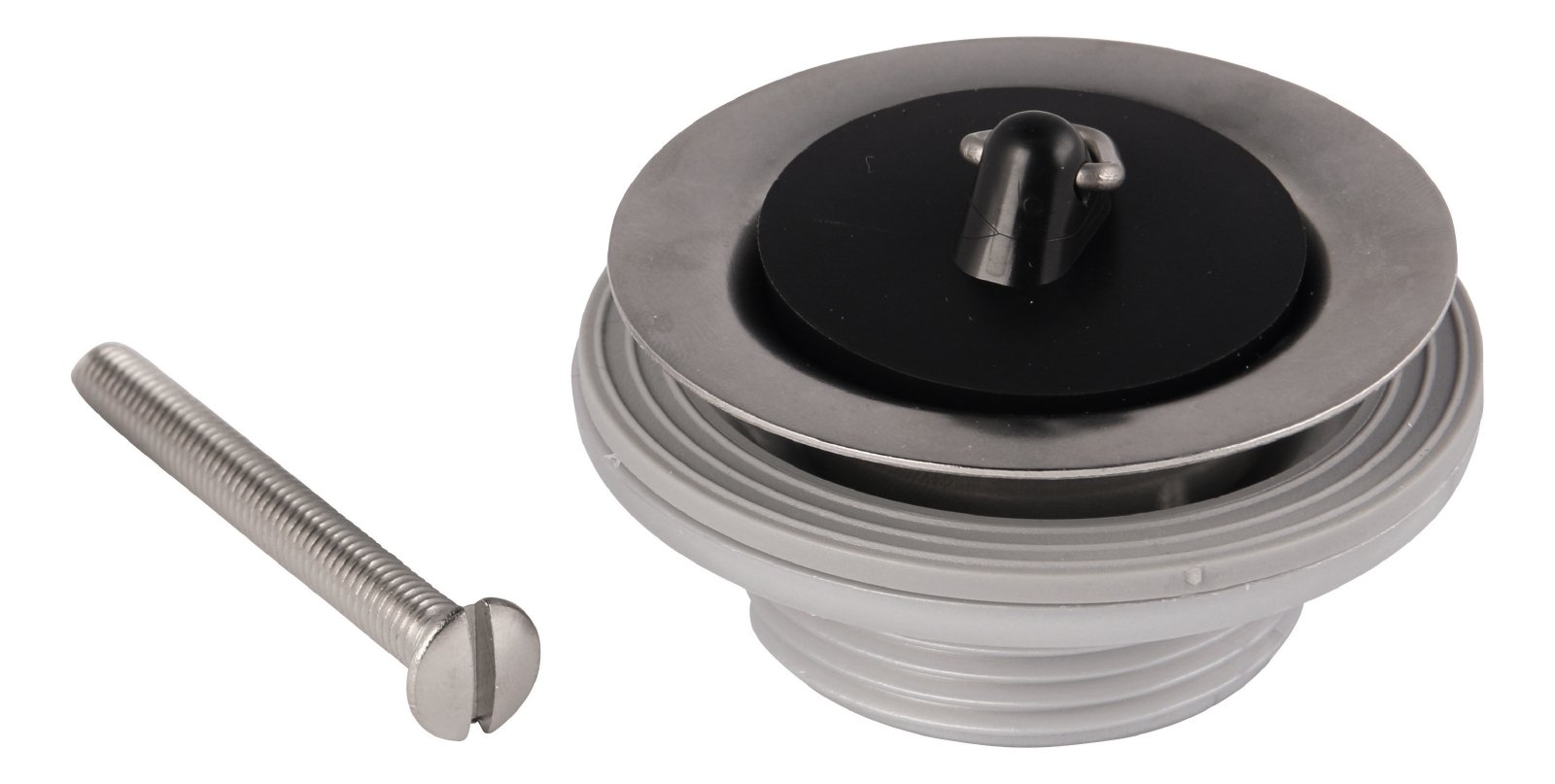 Viega 22504 5 Chrome Plated Stainless Steel Basin Plug Valve, 1 1/4 Zoll