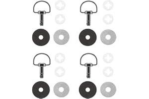 ZYHARUKO 14mm 19mm Motorcycle Racings Bolts Screws Fairing Fasteners Quick Releases D-Rings 1/4 Turn Rivet Universally Quick 