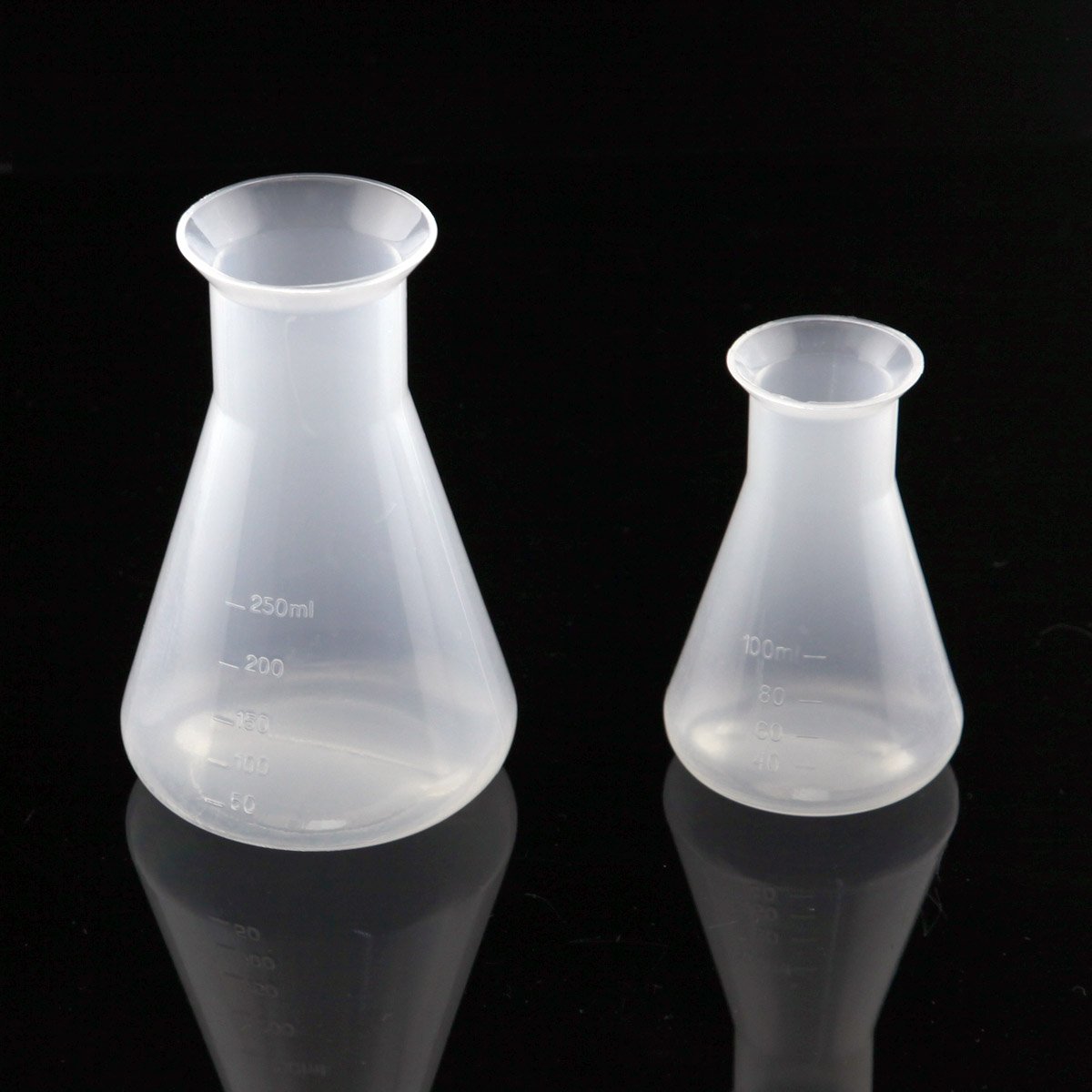 Owfeel A Set of 2 Plastic Erlenmeyer Flask 100mL 250mL Buy Online in