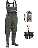 HUNTSEN Fishing Waders for Men Women - 2-Ply