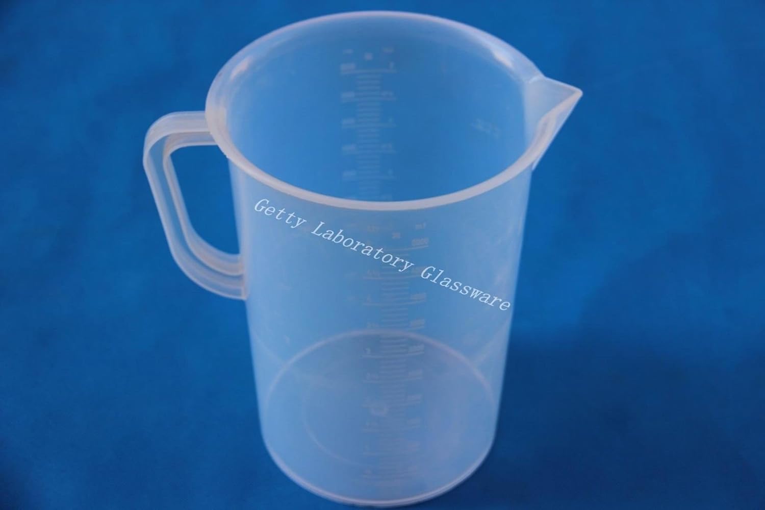 Lab 5000ml 5 Litre PVC Measuring Plastic Transparent Graduated Beaker Plastic Beaker Amazon.in
