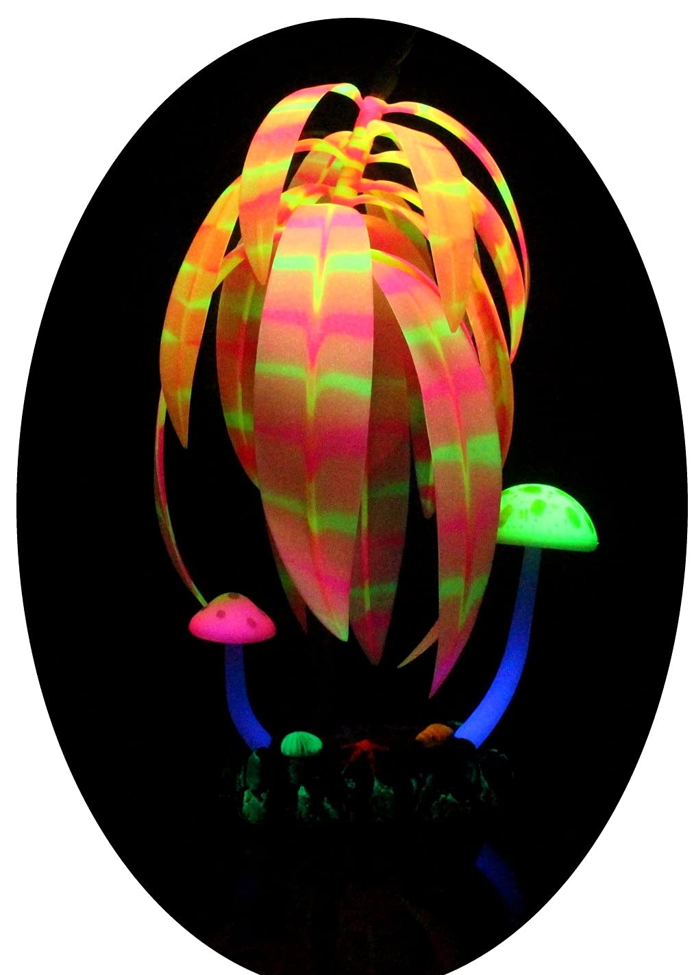 Aqua Lumo Aqua Lumo Silicon Fluorescent Rose Stripe Plant