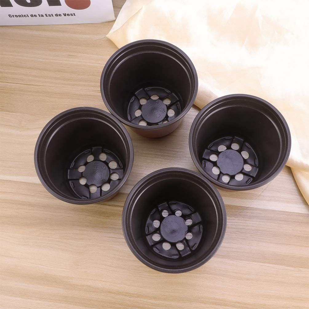 DOITOOL 100PCS Plastic Plants Nursery Pots - Image 4