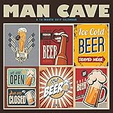 Man Cave 2019 12 x 12 Inch Monthly Square Wall Calendar by Hopper Studios, Humor Entertainment by