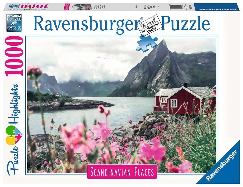 Ravensburger - Jigsaw Puzzle Lofoten Norway Scandinavian Places Collection 1000 Pieces Gift Idea for Her or Him Adult Puzzle