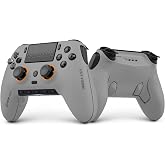 SCUF OMEGA PS5 Wireless Performance Controller &ndash; Light Gray | Officially Licensed, 11 Custom Inputs, Instant Triggers, Low Latency, TMR Durable Thumbsticks &ndash; Windows PC Compatible