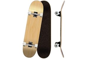 Yocaher Pro Skateboards Blank, Checker, Camo Professional Complete Skateboard 7.75" w/ 7Ply Maple Deck, Aluminum Alloy Truck, ABEC-9 Bearing, 54mm Skateboard Wheels, Concave Cruiser Trick Skateboard