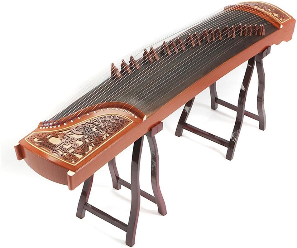 professionell Palisander Chinesisch Guzheng Geschnitzte mit Karpfen