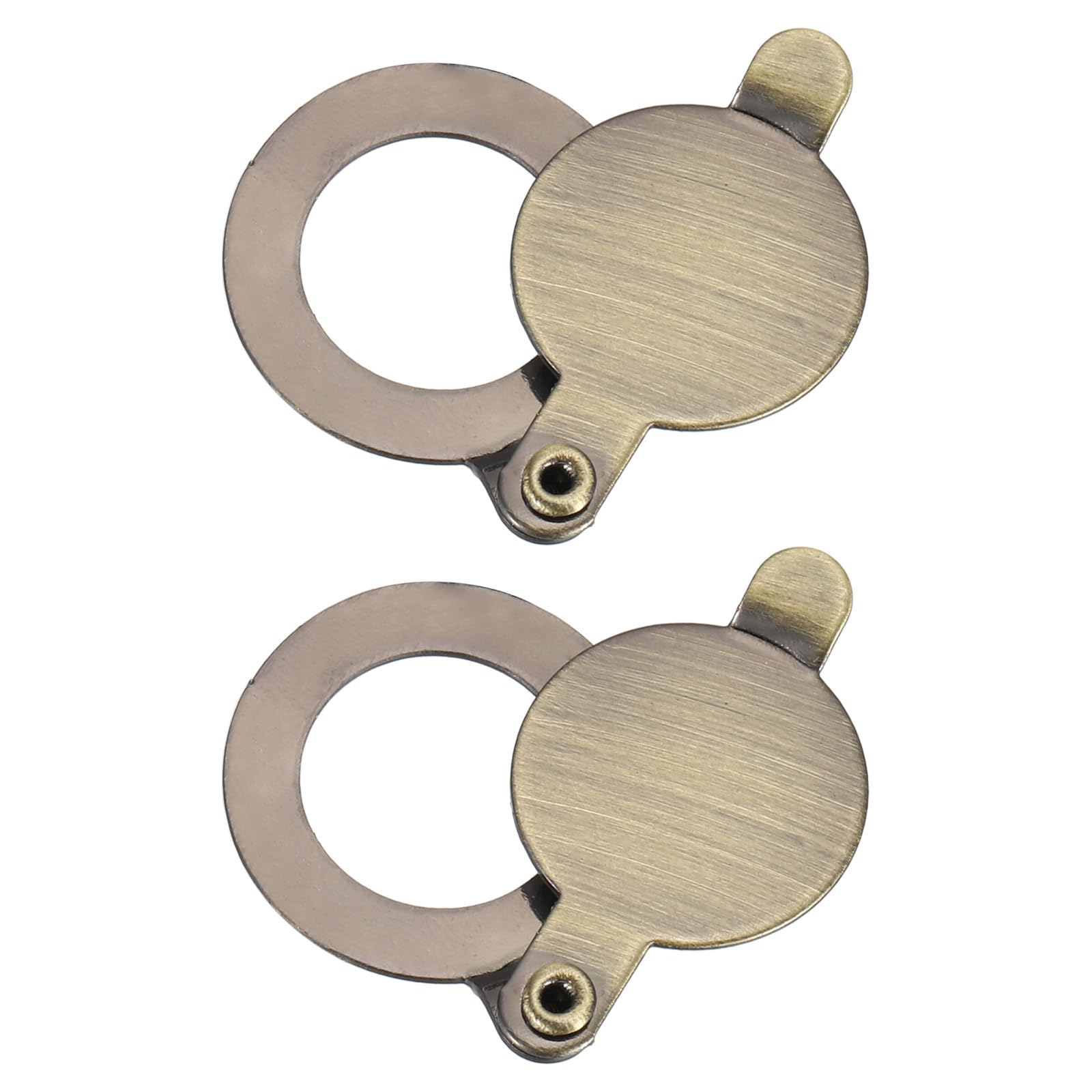 PATIKIL 9/16" Peephole Cover,Door Peephole Protector Privacy Door Viewer Cover for Home Security Apartment Hotel,Bronze 2pcs