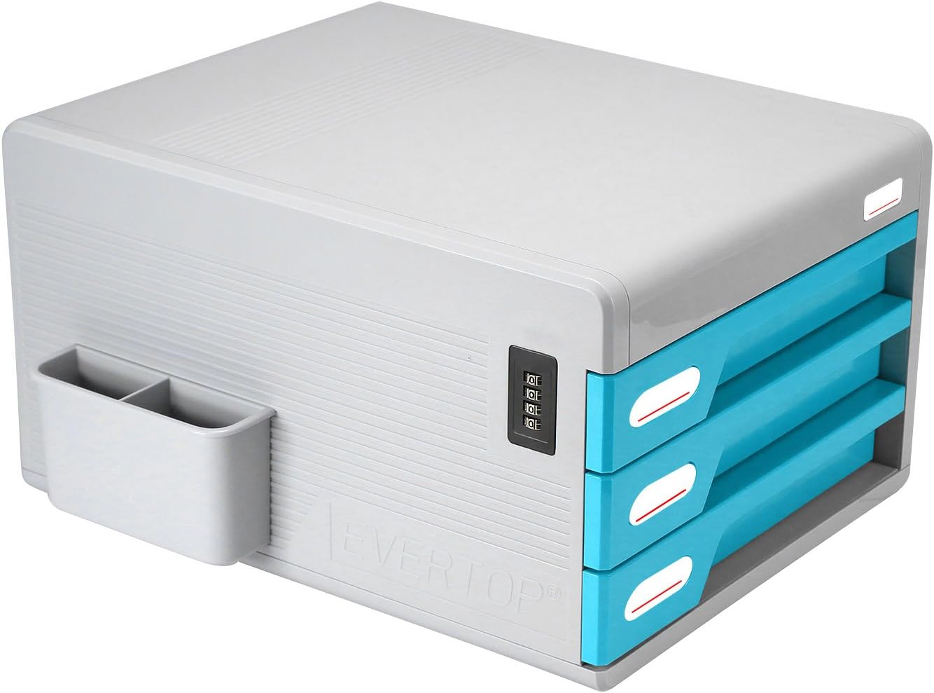 3 cajones de armario de documento con cerradura codificada de