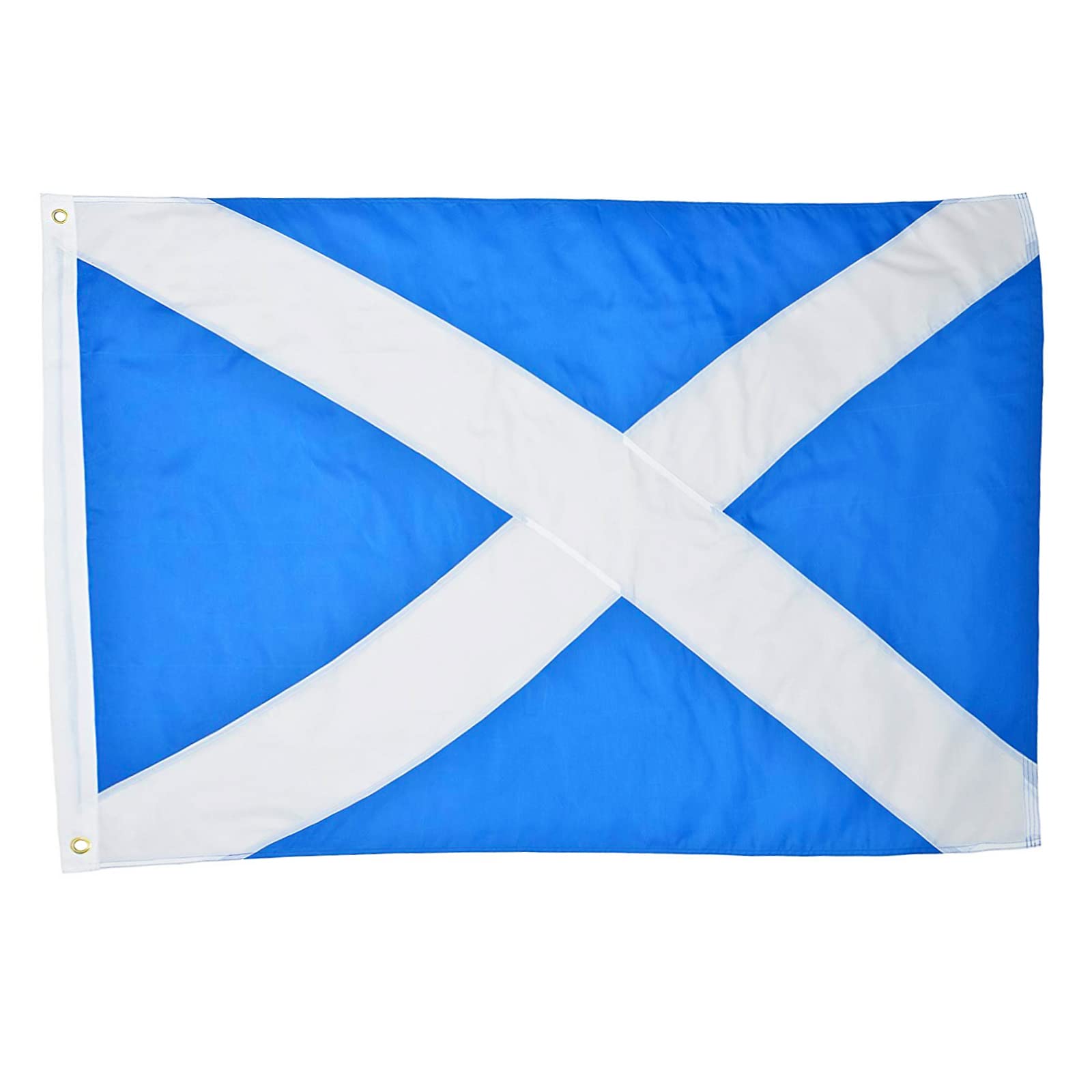 5x3Ft Scotland Flag, Durable Scottish Flag with 2 Metal Eyelets Used Indoor and Outdoor, Bright Color Scottish National Flag Decorated in Sporting Events, Parties, Parade