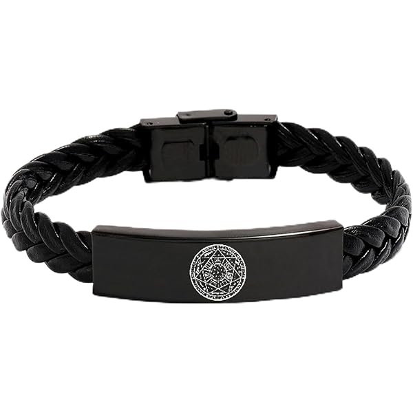 Seven Archangels Protection Bracelet - Stainless Steel & Silicone Adjustable Wristband