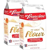 Francine T65 All-Purpose French Flour Unbleached 10% Protein 2.2lb (2-Pack) | Softer crumb, crispier crust. The unbleached, non-GMO French flour American bakers switch to - and never go back from.