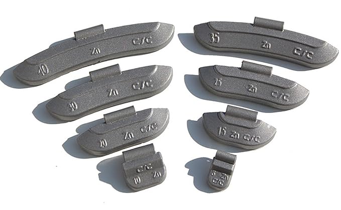 5-30g 225x Schlaggewichte Auswuchtgewichte Wuchtgewichte Sortiment für STAHLFELGEN 225 Stück (je 50 von 5g, 10g, 15g, sowie j