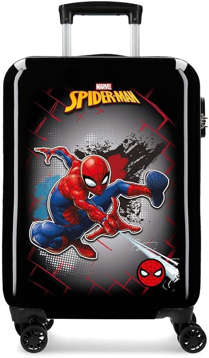 Marvel Spiderman Red Black Cabin Suitcase 38x55x20 cm Rigid ABS