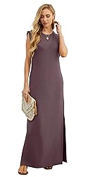 GRECERELLE Womens Summer Casual Loose Split Long