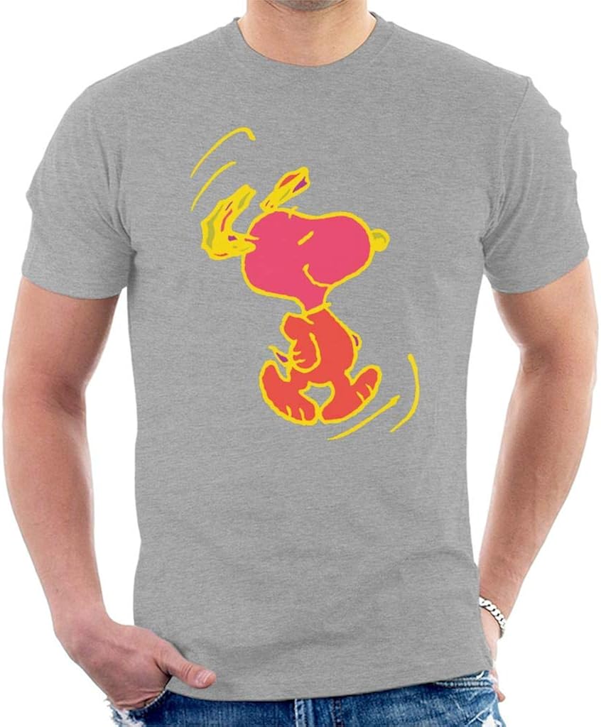 Peanuts Snoopy Colourful Sketch Men's TShirt Amazon.de Bekleidung