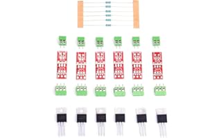 Cylewet 6Pcs RFP30N06LE Logic Level N-Channel Power Mosfet TO-220 Power Control DIY Kit for Arduino (Pack of 6) CYT1069