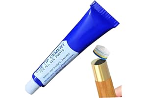 Pool Cue Tips Glue for Billiard Pool Cue Tips, 0.7oz Glue Stick, Epoxy Resin, Slow-Drying, Tip Repair Accessories