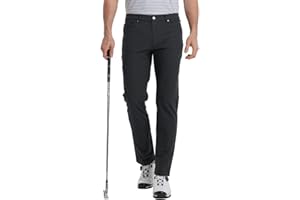 M MAELREG Golf Pants for Men Lightweight Moisture Wicking Business - 30"/32"/34" Stretch Flat Front Casual Dress Pant for Men