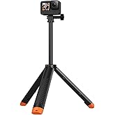 4 em 1 Selfie Stick Tripé de mão Flutuante Tripé à Prova D'água Extensível Selfie Monopod para Go~Pro Hero 13, 12, 11, 10, 9,