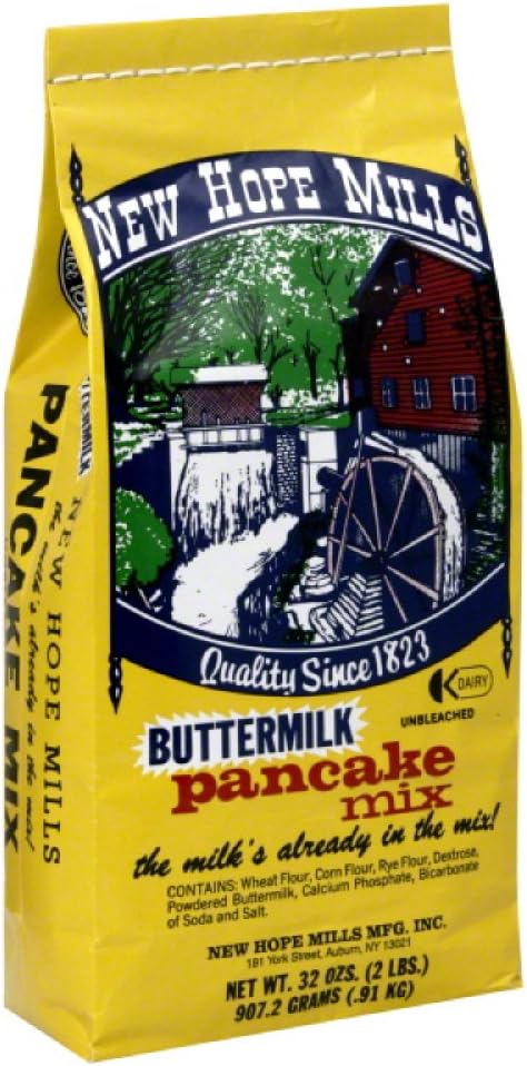 New Hope Mills Mix, Pancake, Buttermilk, 2-Pound (Pack of 6)